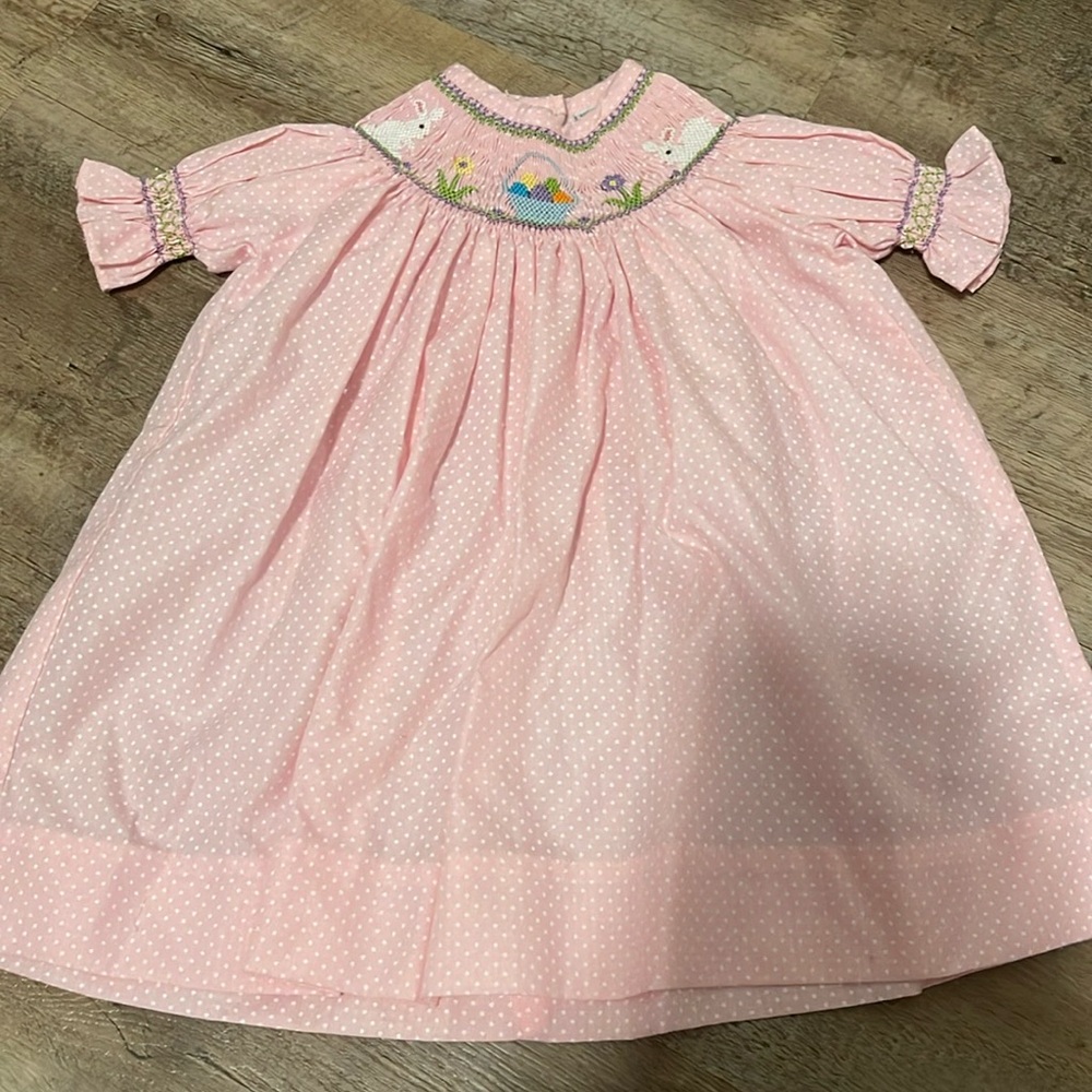 Smocked Easter dress 6 month